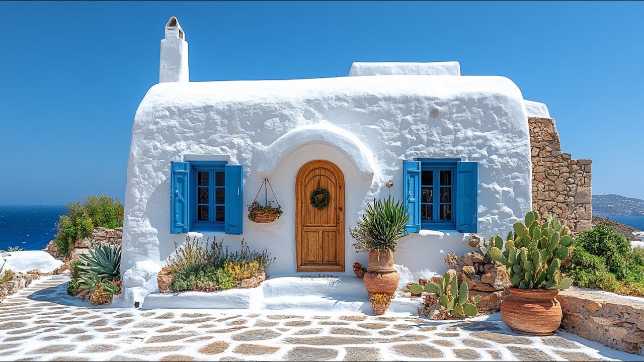 Mykonos in 4K HDR: A Serene Walking Tour 🇬🇷