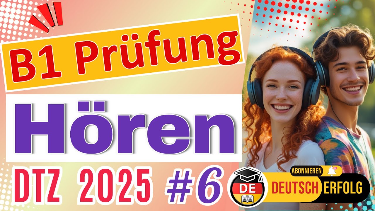 Hören B1 | Deutsch DTZ | Modelltest 2025 | Übung mit Lösungen