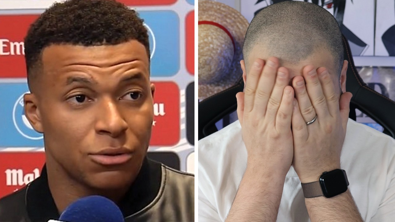 Je descends du train Mbappe. (C'est fini)