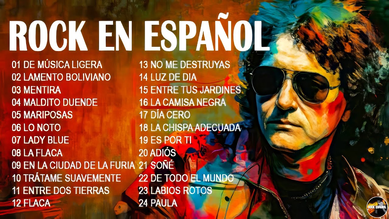 Las 100 Mejores Canciones del Rock Español 🔥 Mix Lo Mejor del Rock En Español de los 80 y 90