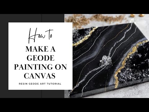 Geode Resin Art Tutorial for Beginners 🎨