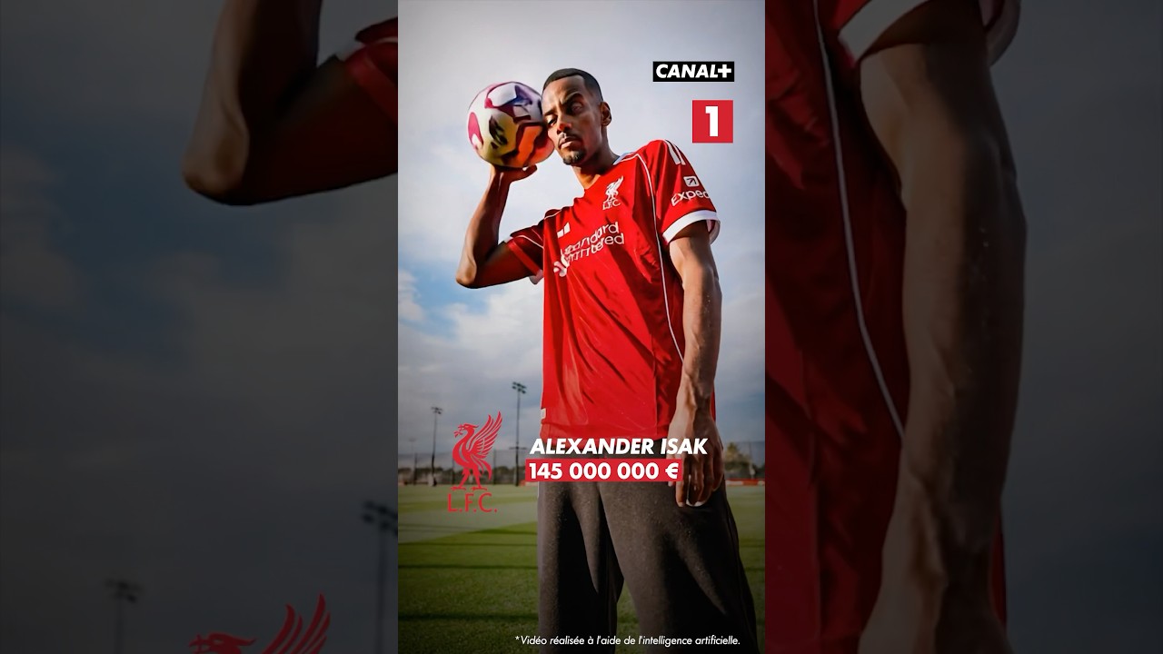 Les transferts les plus chers de l’été 2025 🔄💰 #football #ia