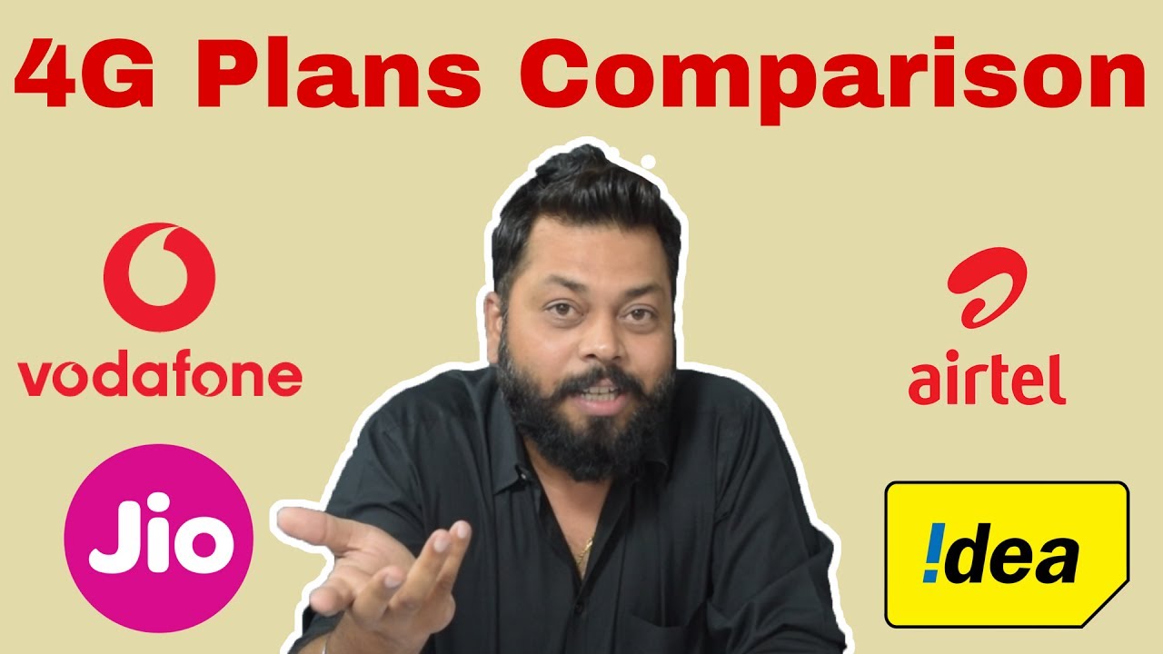 JIO vs Airtel vs Vodafone vs Idea 4G Plans 2017 📱