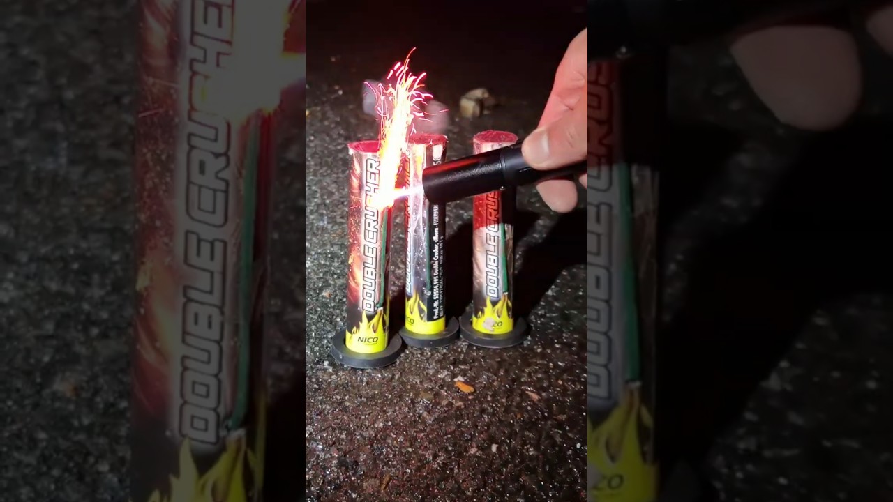 3x Lidl Double Crusher Fireworks 🎆