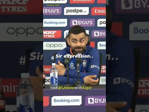 Virat Kohli's epic reply to Pakistani reporter on dropping Rohit Sharma from T20i🔥