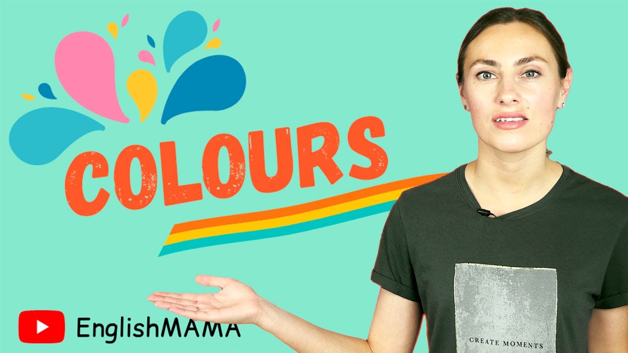 Цвета на английском языке: названия, произношение и перевод