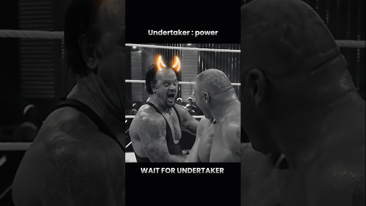 Kane's Fear, Undertaker's Attitude 👿 #WWE