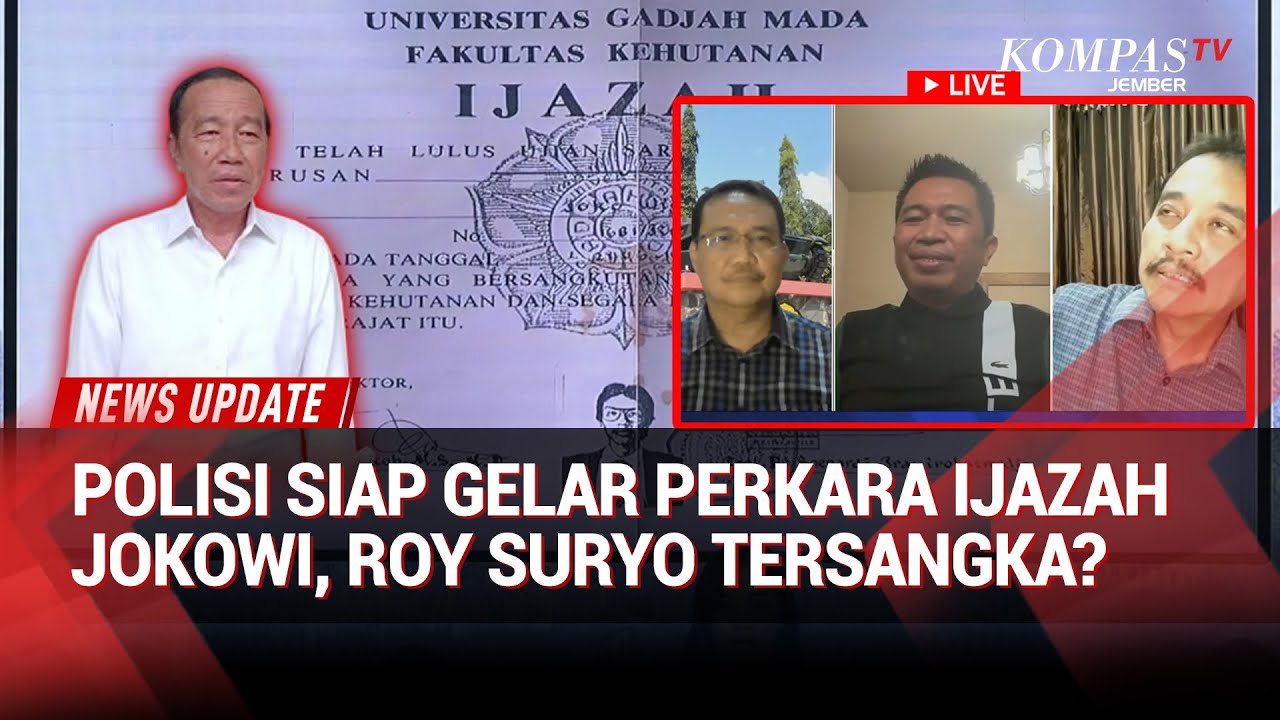 Polisi Siapkan Kasus Ijazah Jokowi dan Status Roy Suryo sebagai Tersangka 🔍
