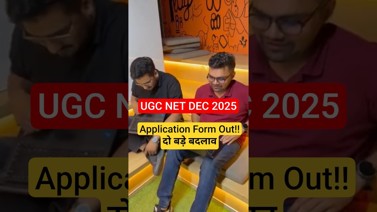 UGC NET Dec 2025 Application Forms Released