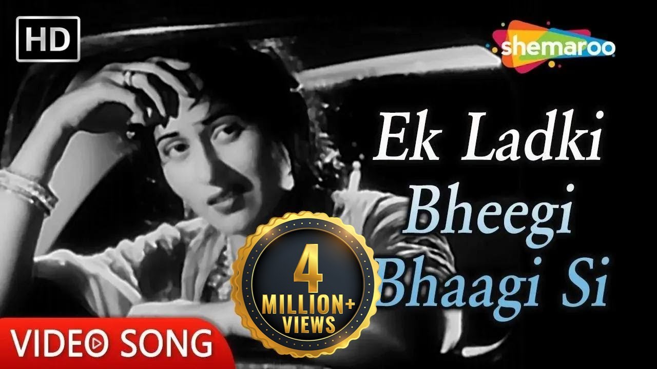 Ek Ladki Bheegi Bhaagi Si | Classic Hit Song by Kishore Kumar & Madhubala 🎶 | Chalti Ka Naam Gaadi (1958)