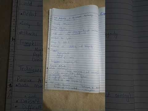 Security Attacks Active Attacks Passive Attacks In Information Security #security #activeattack