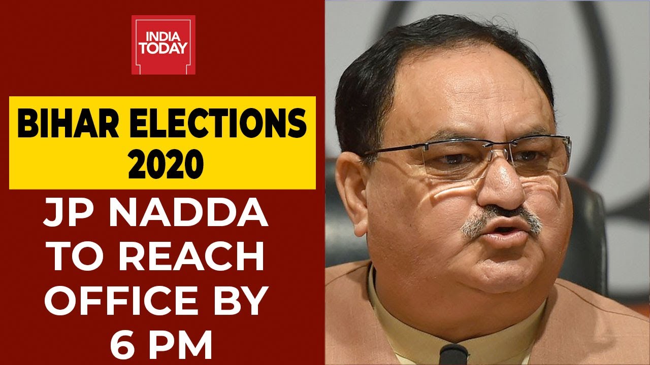 Bihar 2020 Election Results: BJP Chief JP Nadda to Visit HQ at 6 PM 🗳️