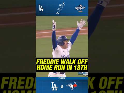 Freddie Freeman Walk-Off Home Run in 18th Inning