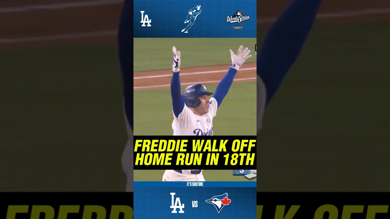 Freddie Freeman's Dramatic Walk-Off Home Run Seals the Win in 18th Inning ⚾
