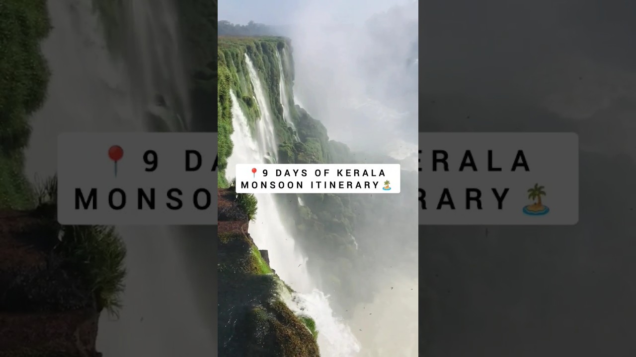 Kerala Monsoon Travel Itinerary ποΈπ§οΈ