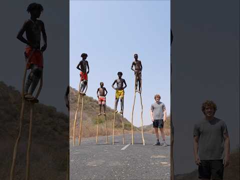 Stick Boys of Ethiopia 🇪🇹 #africa #ethiopia #travel