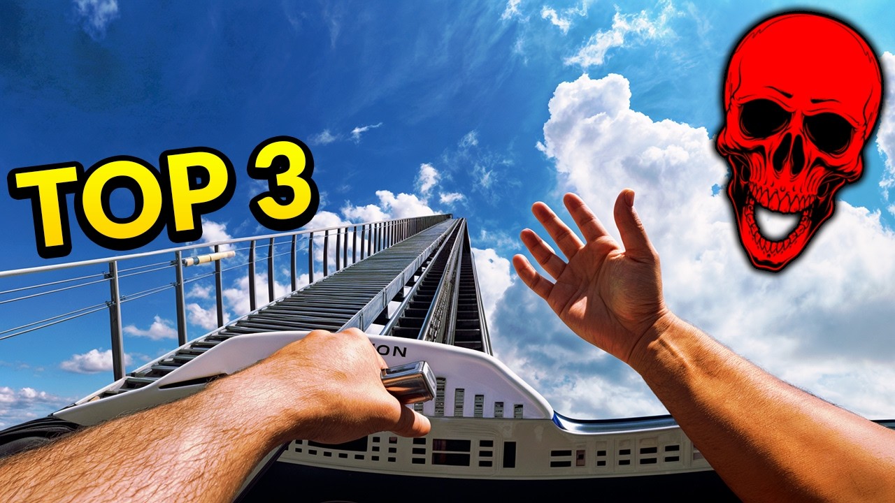 3 Najstraszniejsze Rollercoastery w Energylandii 2025 🎢 | Ekscytująca Jazda w 4K z GoPro HERO 13