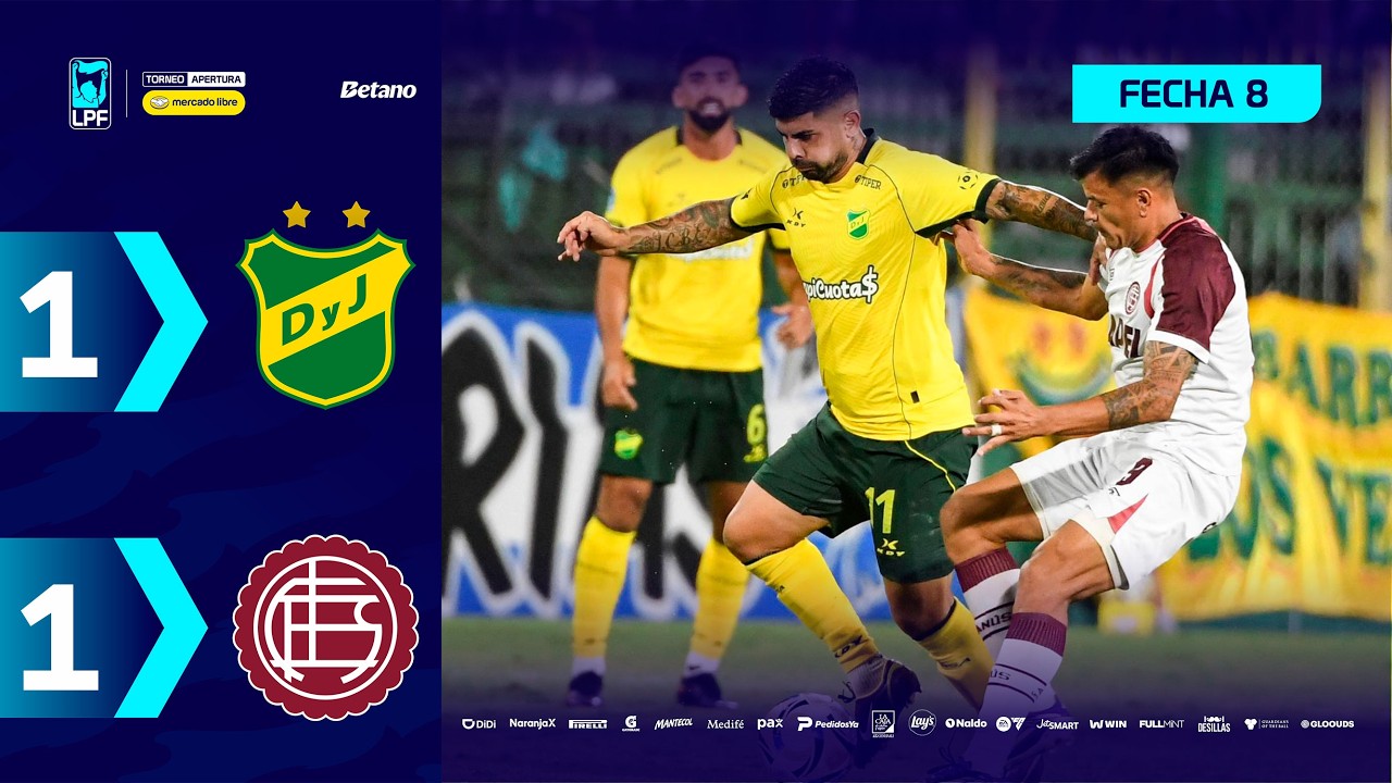DEFENSA Y JUSTICIA 1 - 1 LANÚS | Resumen del partido | #TorneoMercadoLibre 2026 🏆