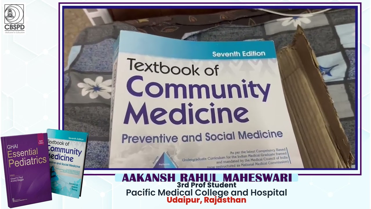 Unboxing CBS Medical Books: Top Picks by Student Ambassador Aakansh Maheshwari 📚