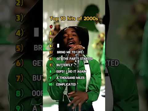 Top 10 hits of the 2000s #songs #throwbacksongs #nostalgia #2000sthrowback