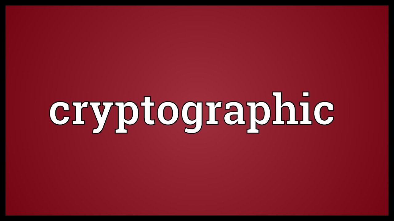 What Does Cryptographic Mean? | Clear Definition & Explanation 🔐