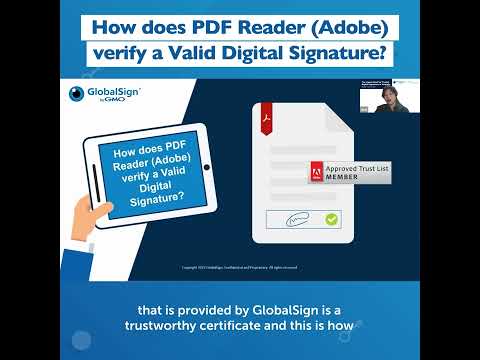 (Short) How does PDF Reader (Adobe) verify a Valid Digital Signature | GlobalSign APAC
