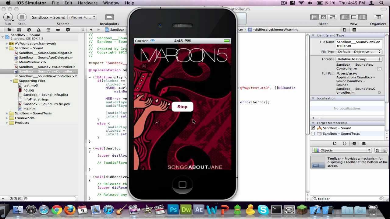 Xcode 4: Easy Sound Playback Tutorial π΅