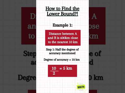 Finding the Lower Bounds🤔#maths #mathshorts #shorts #viral #numbersystem #gcse #olevelmaths #igcse