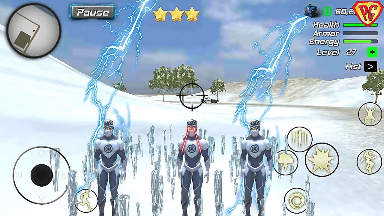 Hurricane Superhero : Wind Tornado Vegas Mafia #40 Ice Arrows - New Power