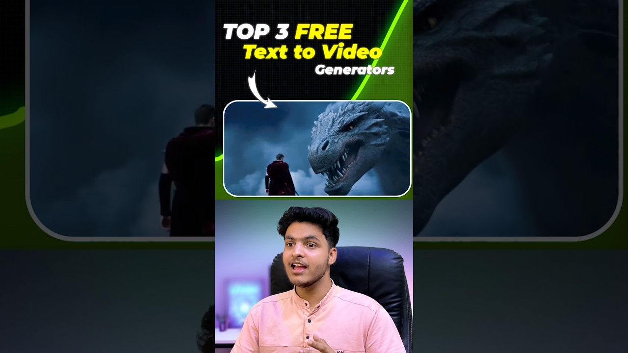 Top 3 Free AI Text-to-Video Generators π₯