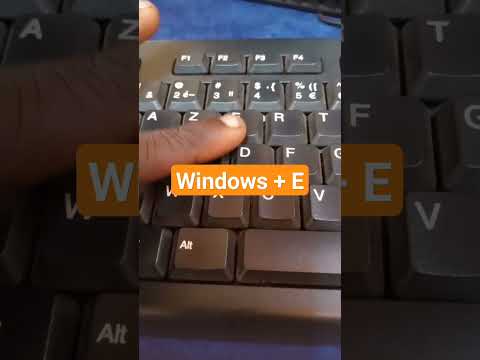 Raccourci clavier : Windows + E