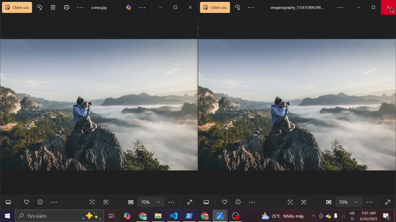 Steganography Project Demo: Enhancing Computer Security 🔒