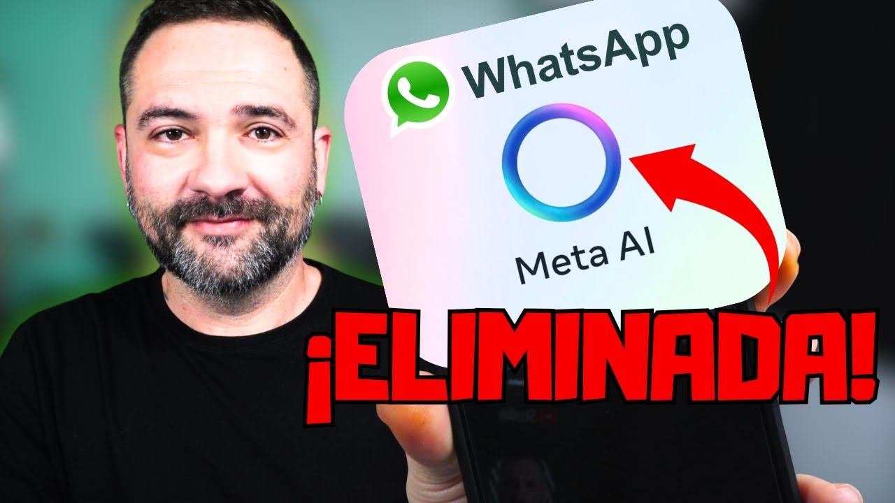 Eliminar el símbolo de IA en WhatsApp 🛑