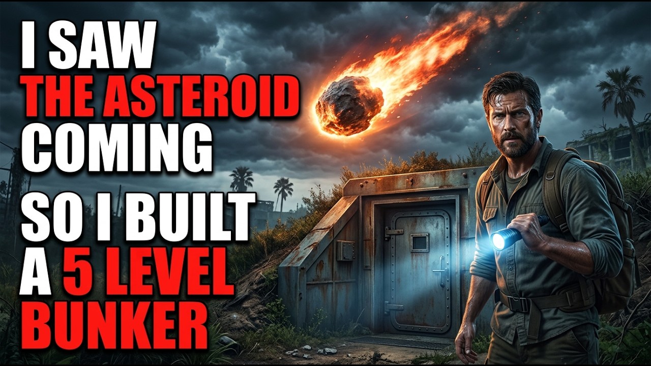 Built a 5-Level Bunker After Seeing the Asteroid 🌍