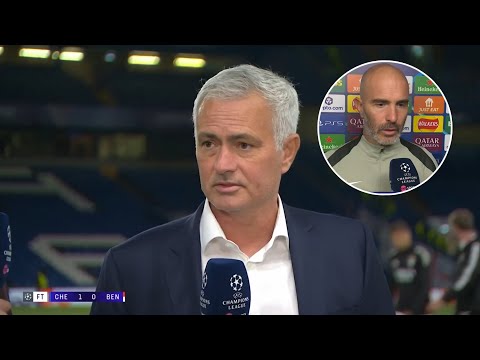 José Mourinho Post Match Interview | Chelsea 1-0 Benfica