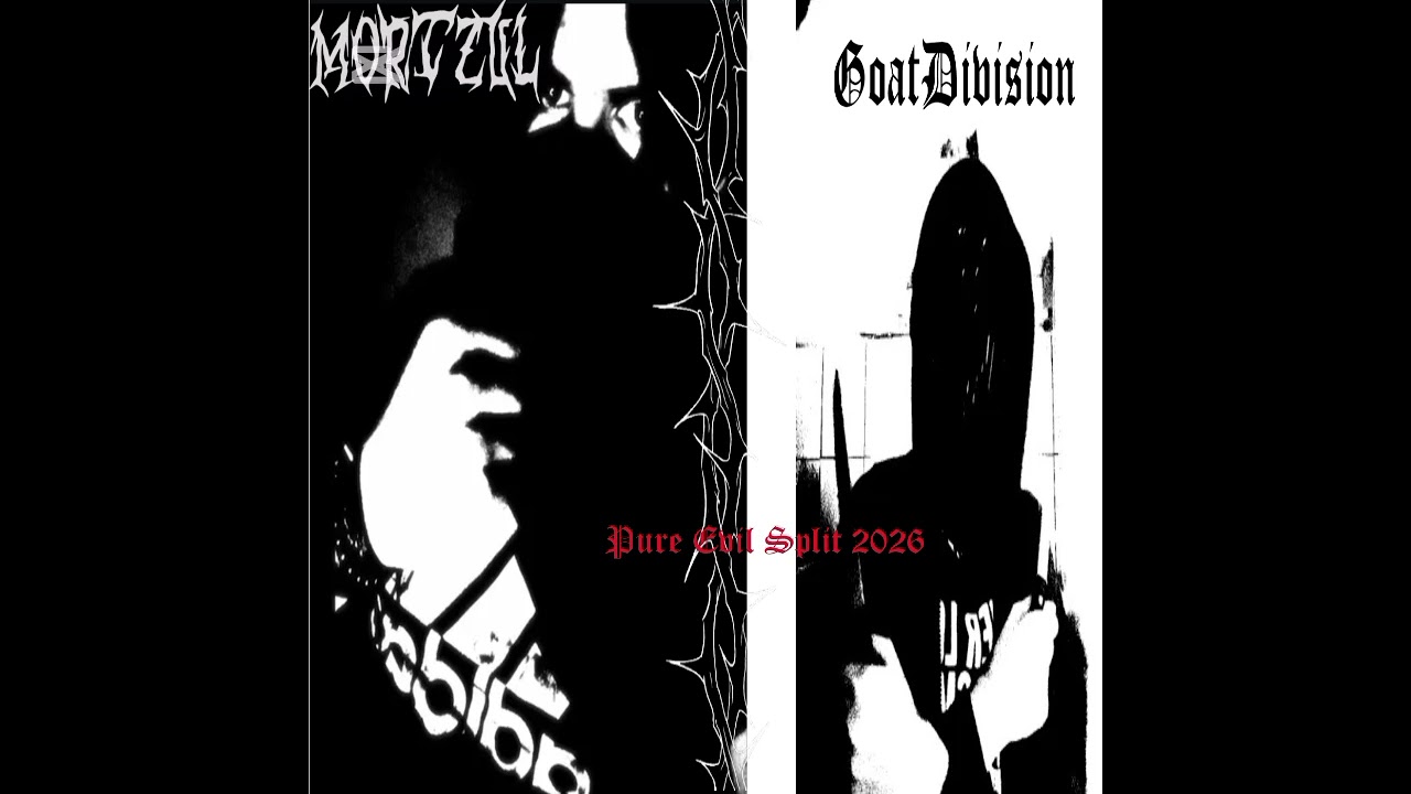 Mortzul-GoatDivision Pure evil Split 2026#blackmetal#split#album#goatdivision#rawblackmetal#2026#fyp