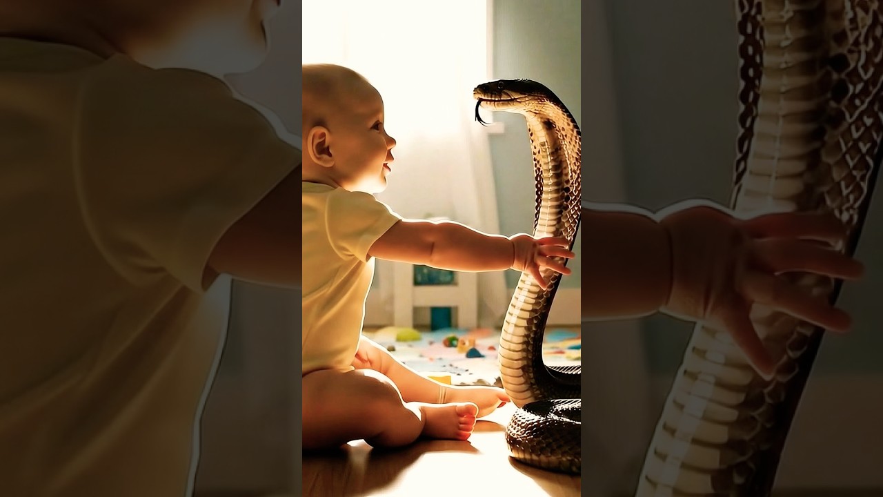 Shocking Moment: Is That a Snake Near the Baby? 🐍