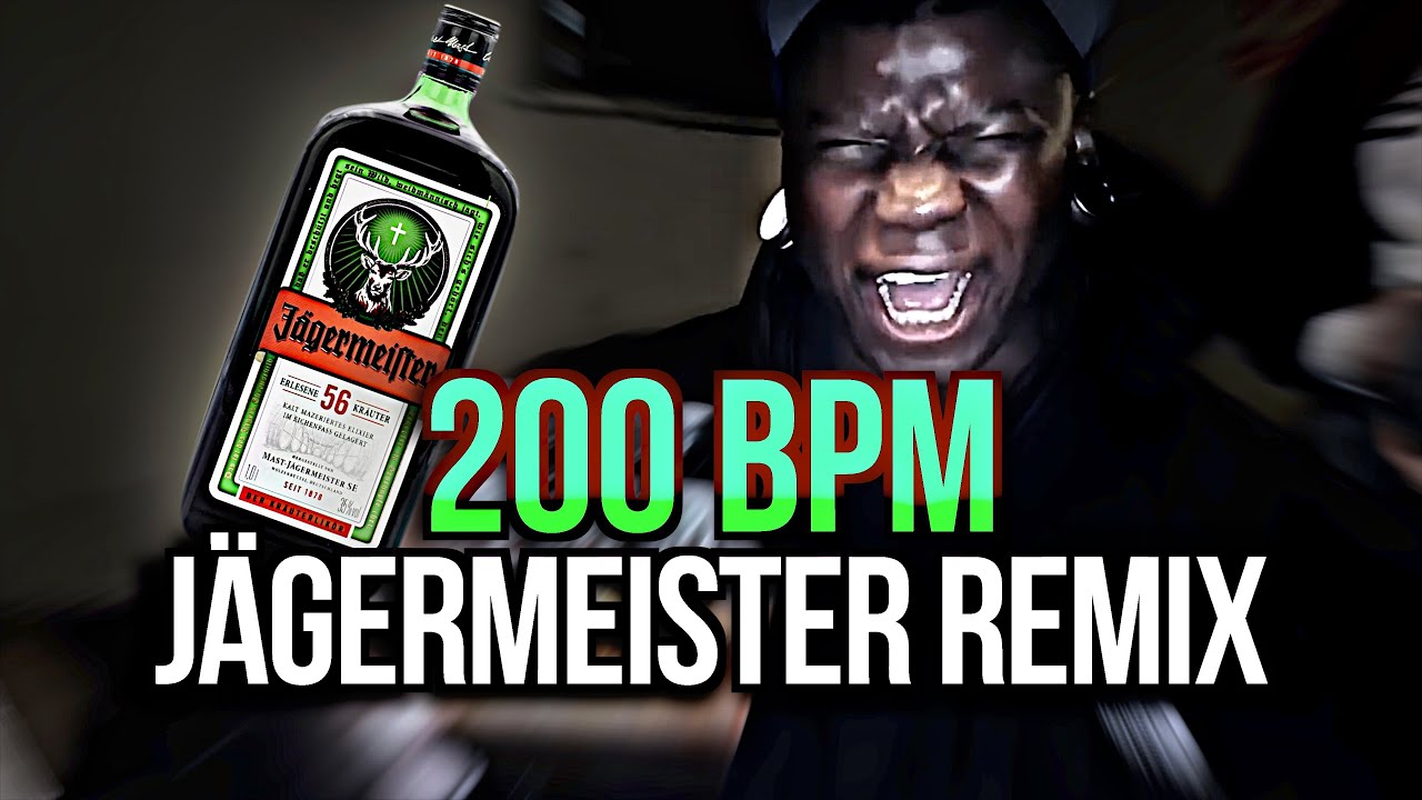 JÄGERMEISTER 200 BPM Edit 🎵 | Luca-Dante Spadafora Hardcore/Frenchcore Remix Musikvideo