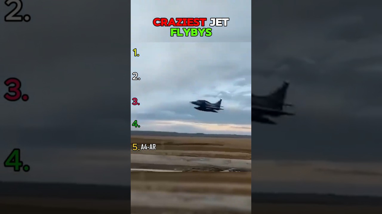 Top 5 Most Insane Jet Flybys You Have to See! ✈️