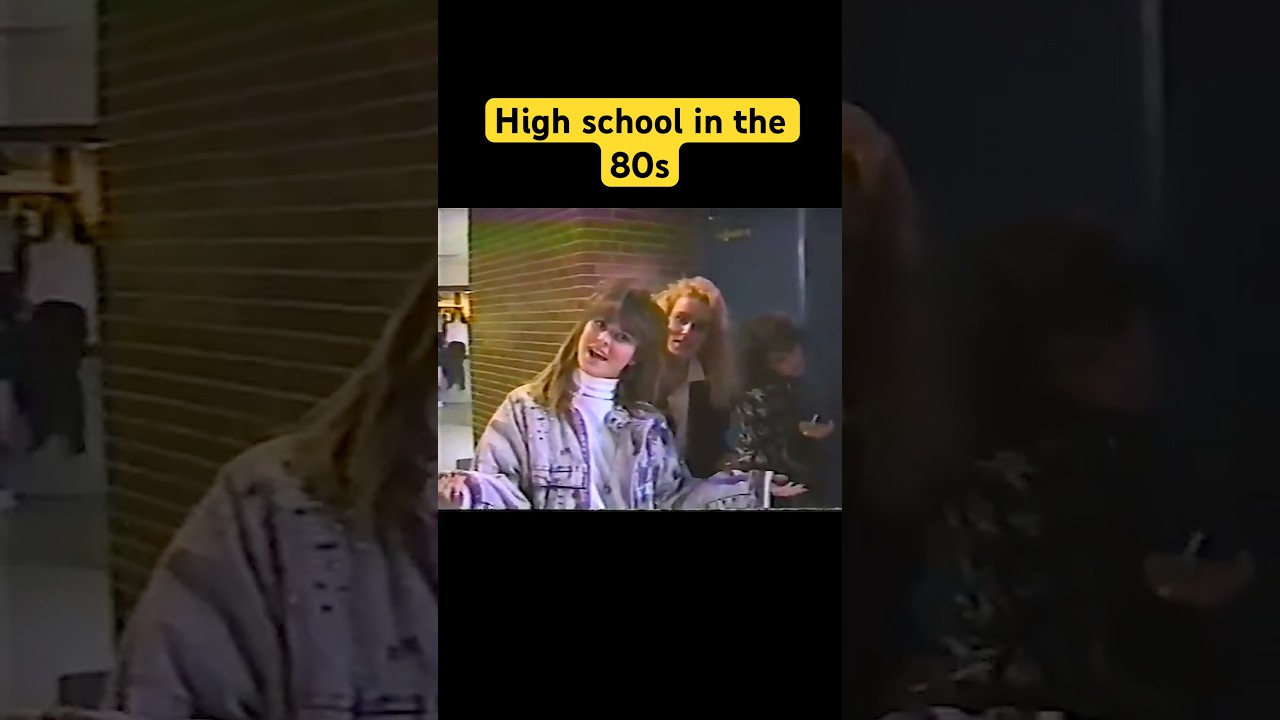 High School in the 80s 🎒