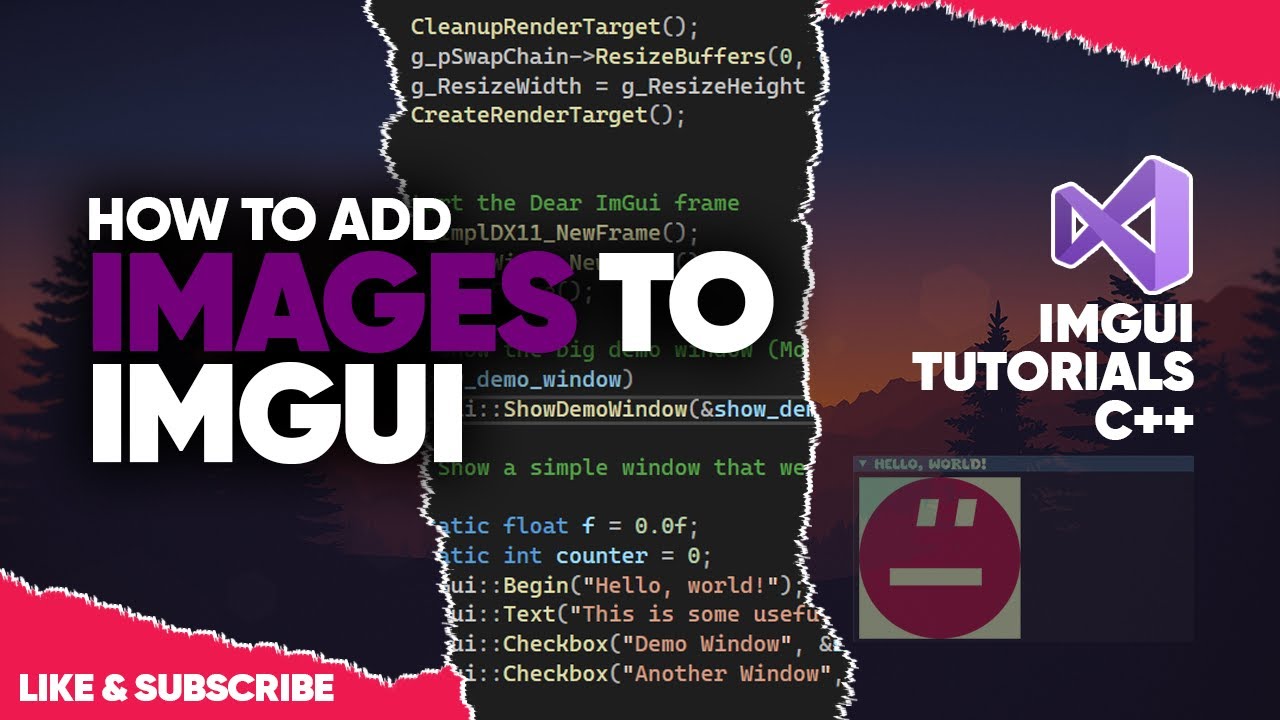 ImGui C++: Display Images from Memory with DirectX 11