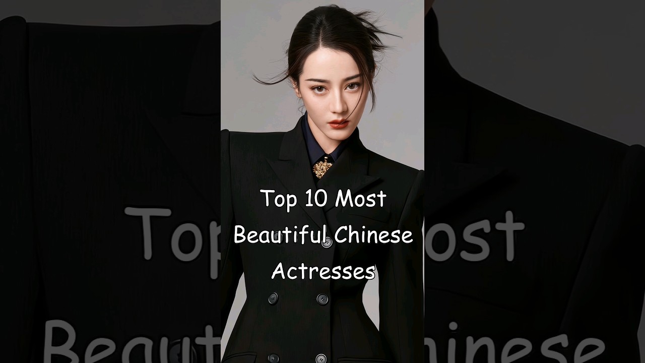 Top 10 Beautiful Chinese Actresses 🌟