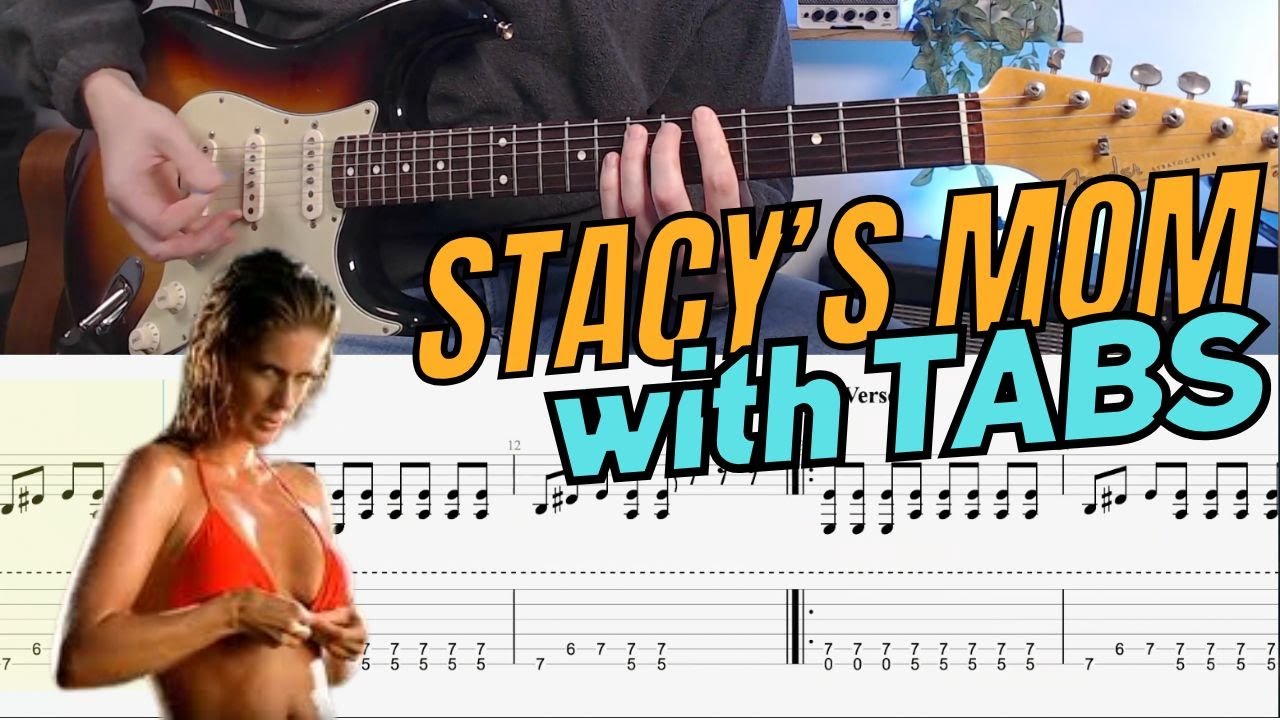 Learn 'Stacy's Mom' by Fountains of Wayne with Easy TABS 🎸
