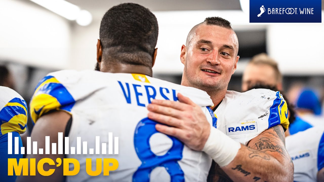 Rams Victory! Michael Hoecht's Exciting Mic'd Up Moments vs. Saints 🏈