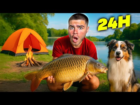 24H POUR PÊCHER LA PLUS GROSSE CARPE DU LAC ! 😱