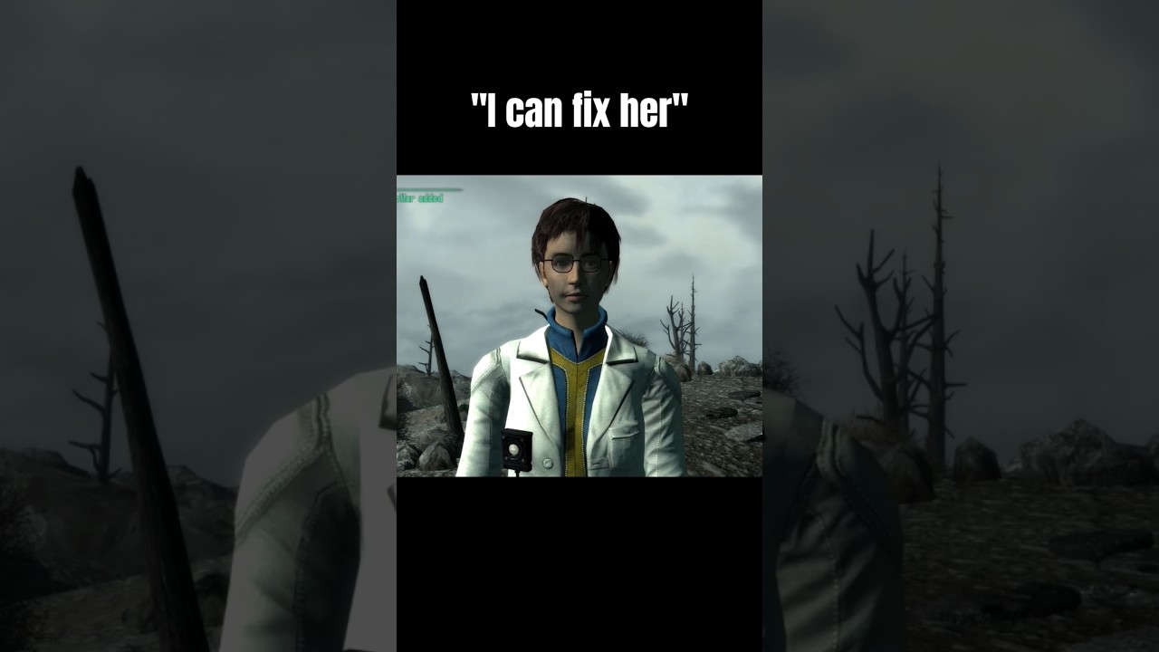 When bro actually fixes her ๐
๐#fallout