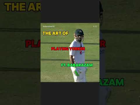 Babar azam Playing Yorker Beauty