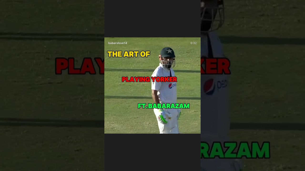 Babar Azam's Stunning Yorker Delivery 🎯