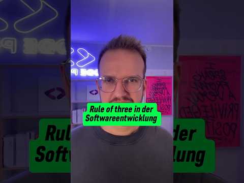Kennst du die Rule of three? #programmieren #ruleofthirds #softwareentwicklung