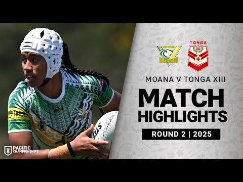 2025 Women's Pacific Championships | Moana v Tonga XIII | Match Highlights | Round 2